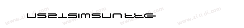 宋体 v521SimSunttc字体转换